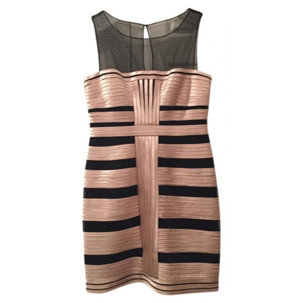 NWT BCBGMaxAzria Champagne Dress Size 2